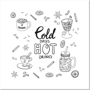 Hot drinks Posters and Art